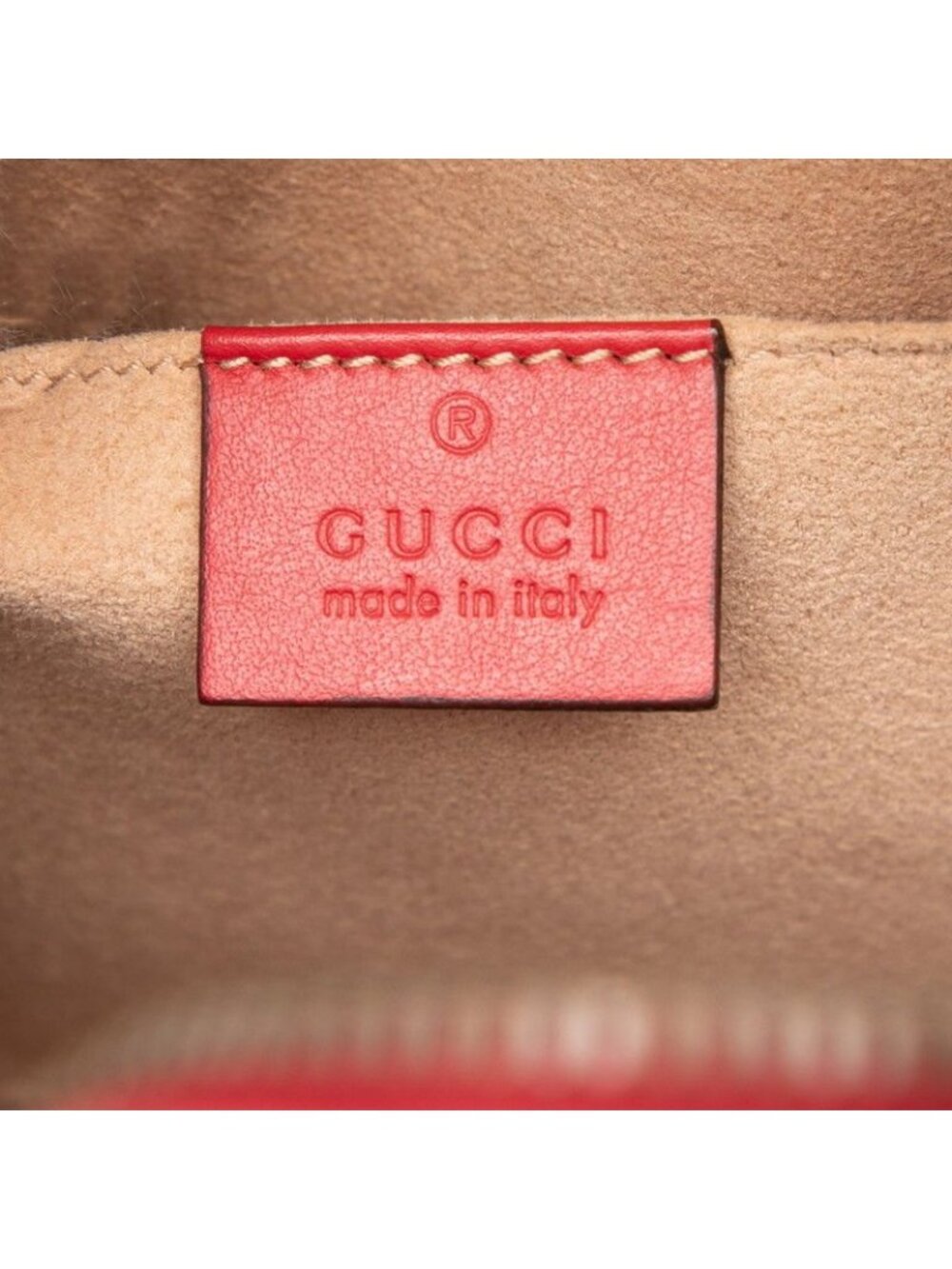 Gucci GG Marmont Backpack Red Leather - Picture 6 of 7